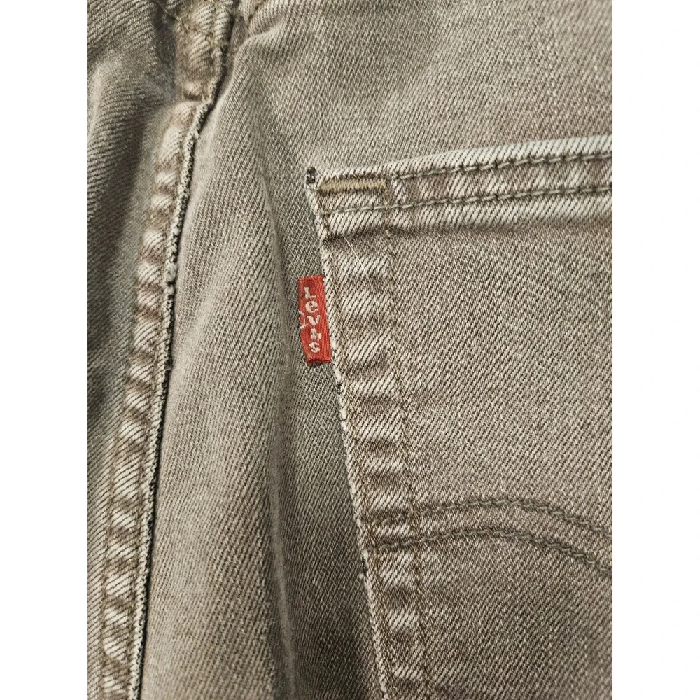 Levis 512 Slim Taper Jeans Mens 30x30 Washed Black Grey Denim 28833-0108